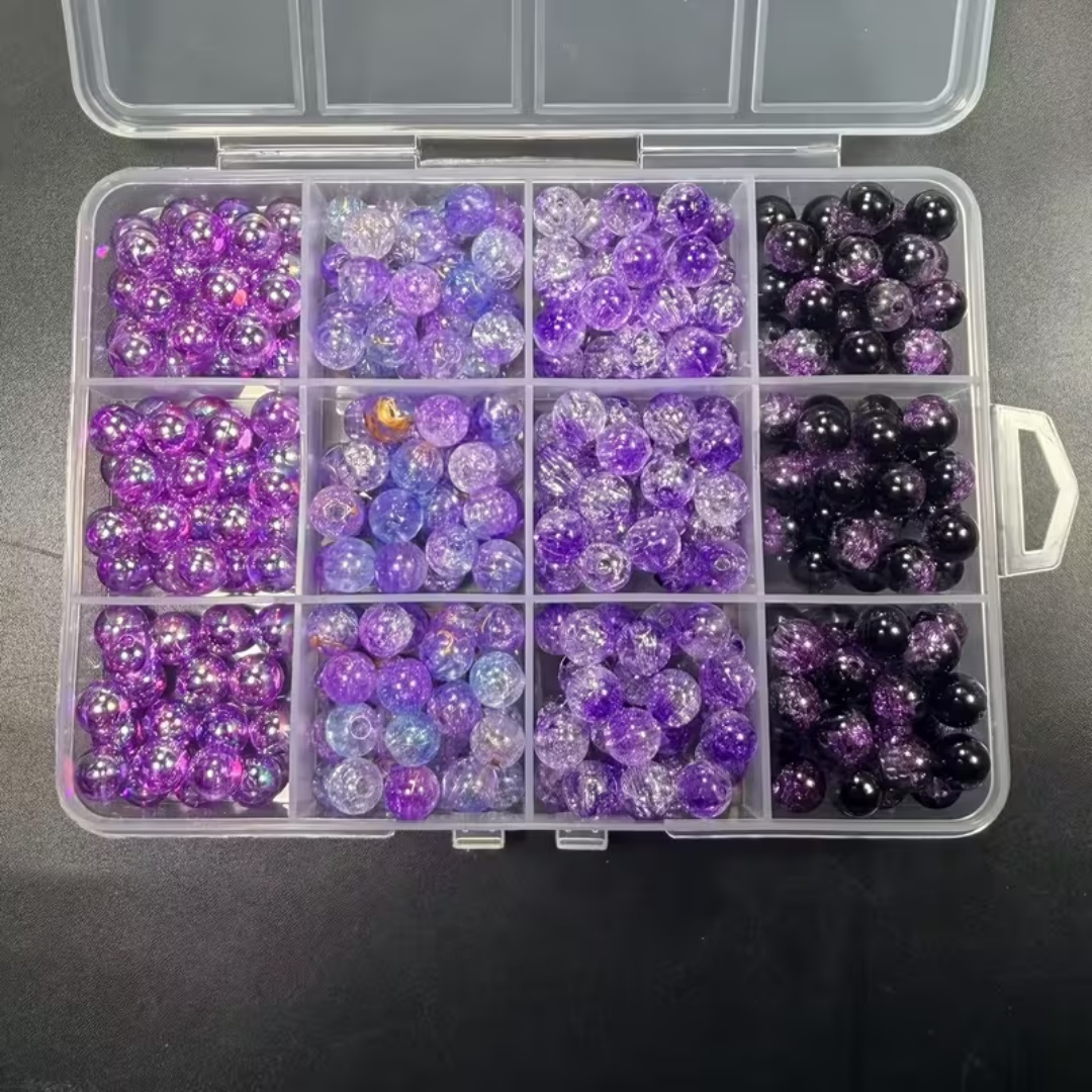 8mm ブラックパープルシリーズ、ダークチャームデーモン、1 - Bead Organizer Tray のレビューと価格