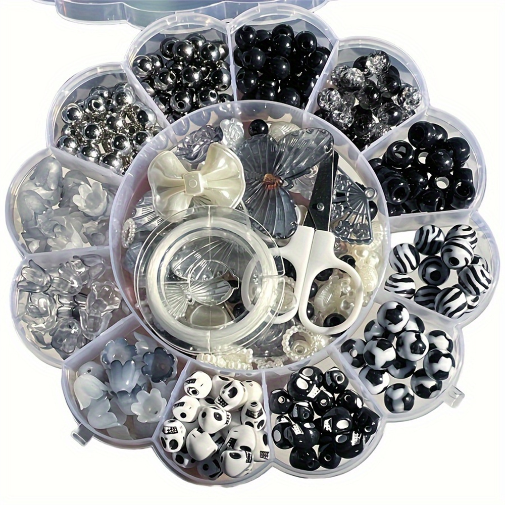 13グリッド120gランダムフラワーボックス入りビーズアクリ - Bead Organizer Tray のレビューと価格