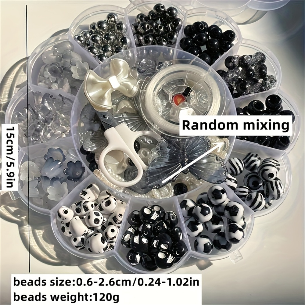13グリッド120gランダムフラワーボックス入りビーズアクリ - Bead Organizer Tray のレビューと価格