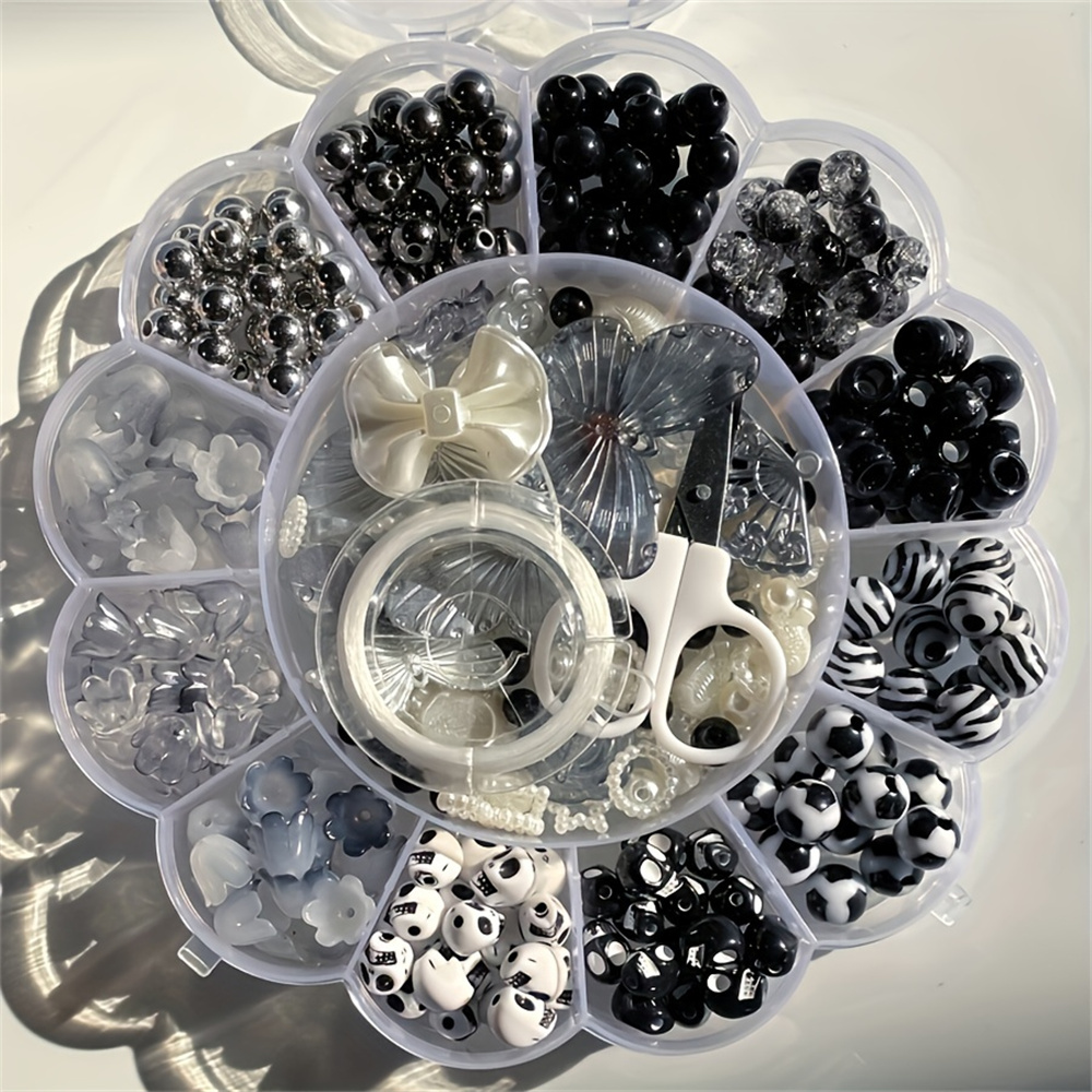 13グリッド120gランダムフラワーボックス入りビーズアクリ - Bead Organizer Tray のレビューと価格