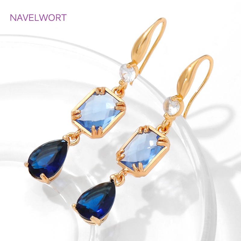 8.5mm*15.5mm 18Kゴールドメッキスクエアコネク - Jewelry Making Glasses のレビューと価格
