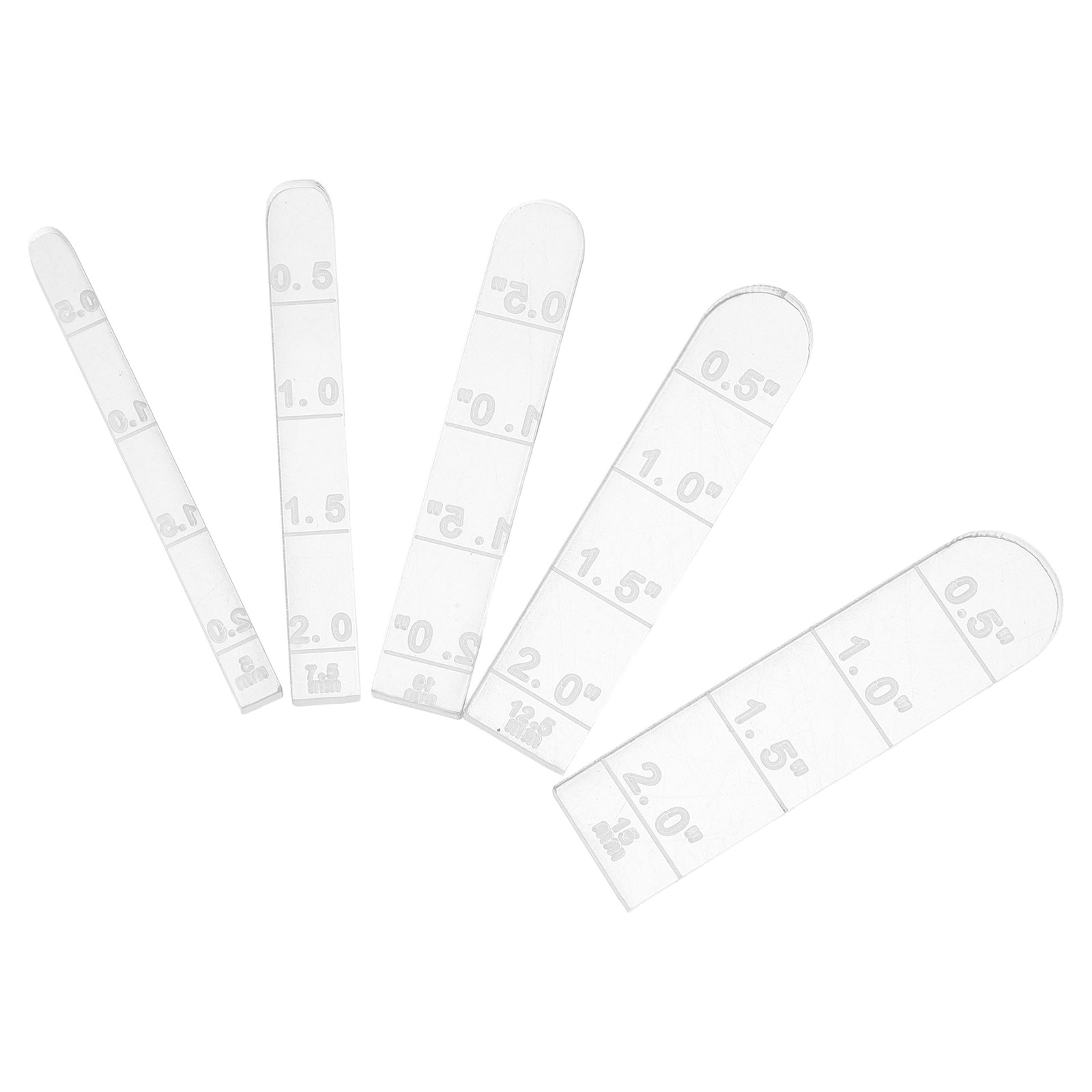 5個入りポリマークレイ厚さガイドアクリルレインボーアーチセッ - Jewelry Making Guide のレビューと価格