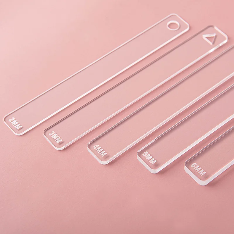 10 個粘土定規アクリルソフト陶器ポリマー粘土厚さ定規ローラ - Jewelry Making Guide のレビューと価格