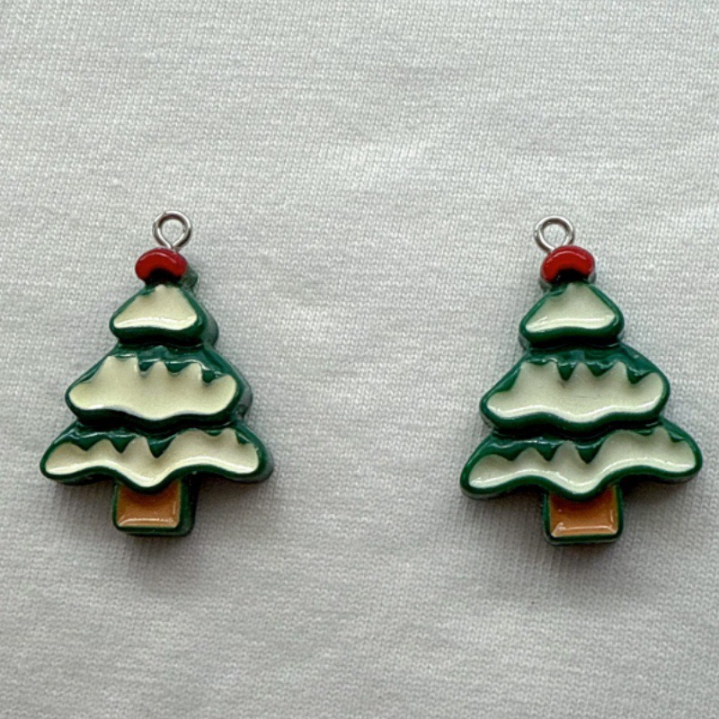 10 個クリスマス漫画シリーズ樹脂ペンダント DIY ジュエ - Jewelry Making Accessories のレビューと価格