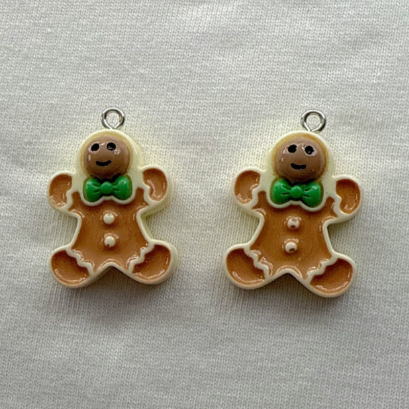 10 個クリスマス漫画シリーズ樹脂ペンダント DIY ジュエ - Jewelry Making Accessories のレビューと価格