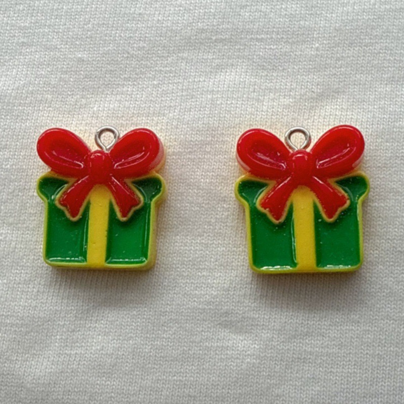 10 個クリスマス漫画シリーズ樹脂ペンダント DIY ジュエ - Jewelry Making Accessories のレビューと価格