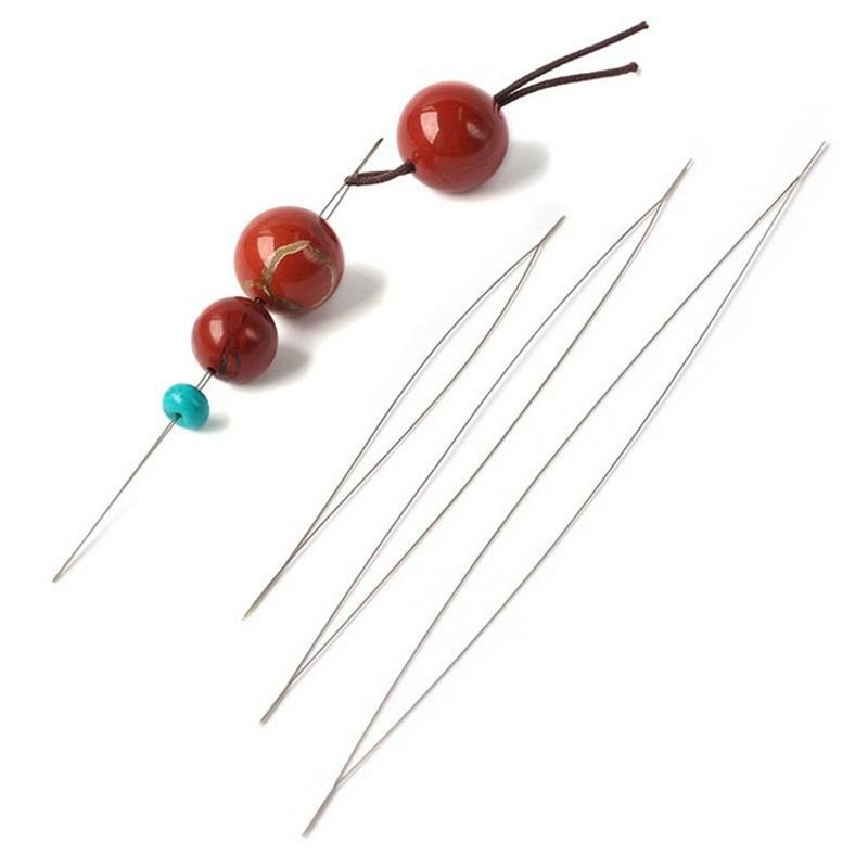 1-10個入りビーズニードル、シードビーズニードル、大きな目 - Jewelry Making Tutorial のレビューと価格