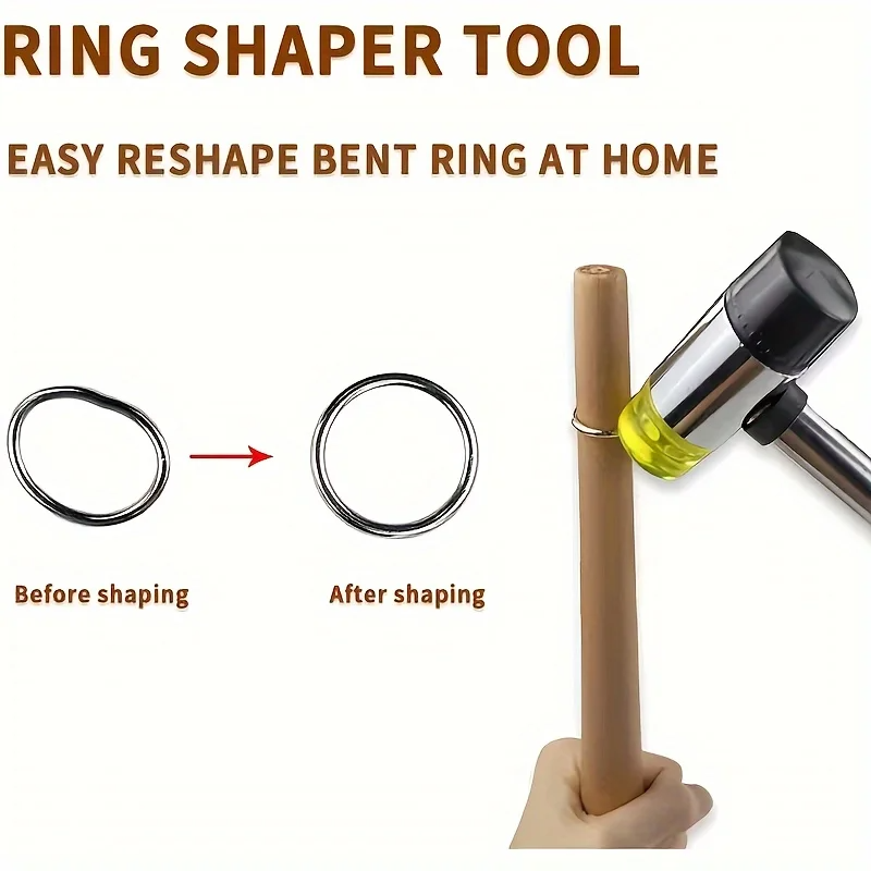2 ピース/セットプロフェッショナルジュエリー作成キット両面 - Jewelry Making Hammer のレビューと価格