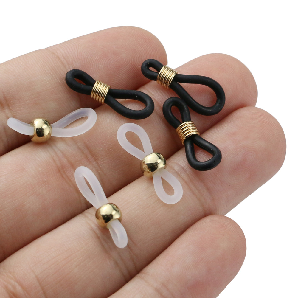眼鏡チェーン用ゴムエンド,20個,眼鏡ホルダー,ネックレスチ - Jewelry Making Glasses のレビューと価格
